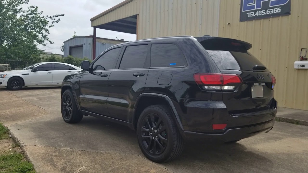2018 Jeep Grand Cherokee Feniex Police Lights by EFS Houston Emergency Fleet Service