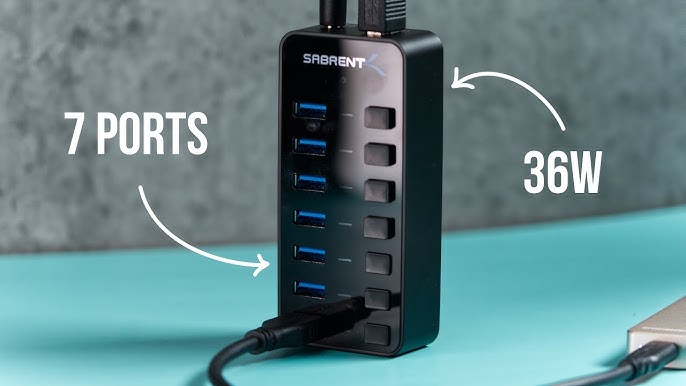 USB 3.0 SuperSpeed 10-Port Hub - Anker US