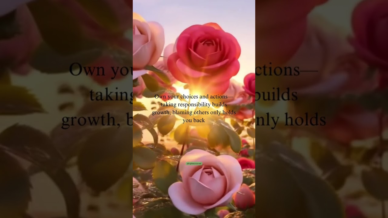 Take Responsibility, Not Blame