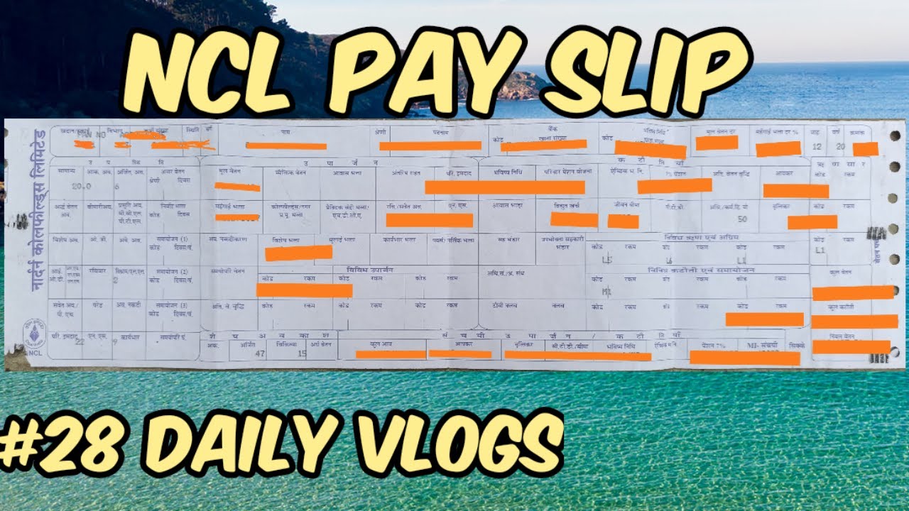 Pay slip NCL || NCL vlogs || daily vlogs || family Vlogs