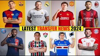 NEW CONFIRMED TRANSFERS &amp; RUMOURS SUMMER 2024🔥 Mbappé,Gabriel Jesus,Olise,Greenwood,Modric ..✅