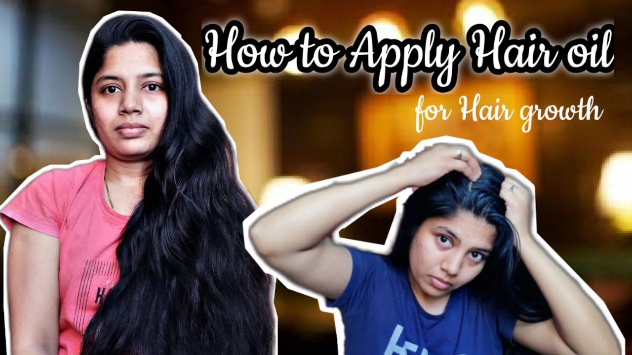 How to Apply Hair oil for hair growth in tamil reduce split end