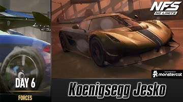 Need For Speed No Limits - Koenigsegg Jesko | Shadowfall (Day 6 - Forces)