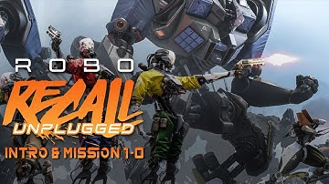 Robo Recall: Unplugged Walkthrough Intro / Tutorial [Oculus Quest Gameplay]