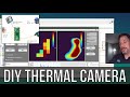 Raspberry Pico Thermal Camera DIY with AMG8833 RP2040 and LabVIEW