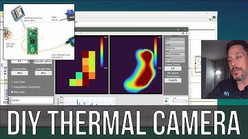 Raspberry Pico Thermal Camera DIY with AMG8833 RP2040 and LabVIEW