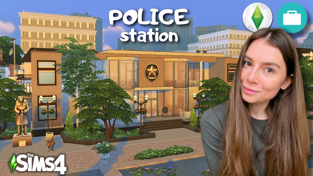 Лучший полицейский участок для твоего геймплея в the Sims 4 | leilasimss4