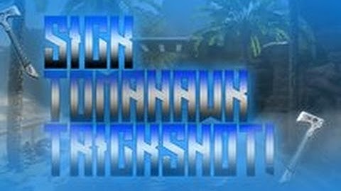 BO3 } Custom Games } TrickShots } TOMAHAWK SHOTS