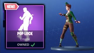 New Pop Lock Dance Emote New Emote In Fortnite