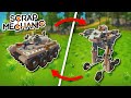 This Tank Can Transform into a Battle Mech! - Scrap Mechanic Best Builds