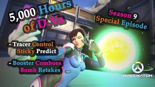 Controlling Tracer & Successful 1v5 Re-takes... Exploring 5k Hours of D.Va !