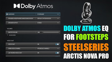 Steelseries Arctis Nova Pro EQ for Dolby Atmos (Best Audio Settings)