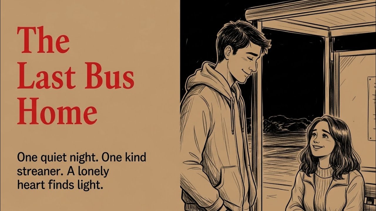 The Last Bus Home | A Lonely Night, A Kind Stranger|English Stories Reading|English Stories