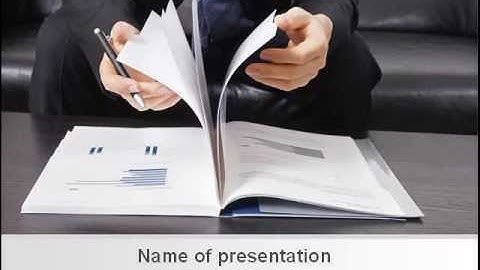 Open Book Study PowerPoint Template by PoweredTemplate.com