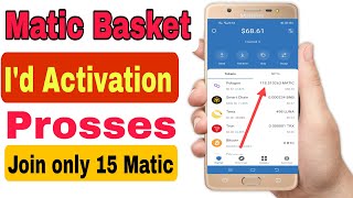Matic Basket I'd activation process / Matic Basket I'd register screenshot 1