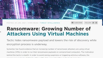 New malware technique using vms