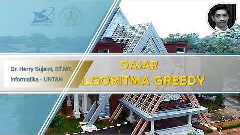 Strategi Algoritma #1 : Dasar Algoritma Greedy