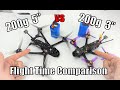 Same same but different - Miniquad Flight Time comparison