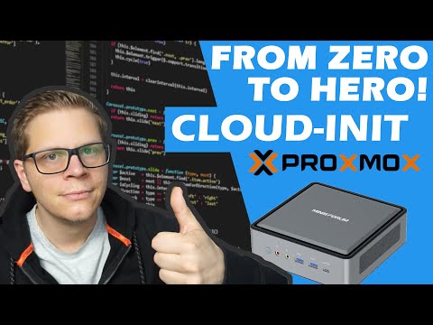 Proxmox VE 7 Cloud-Init - Einfach erklärt, Debian mit Cloud-Init gestartet