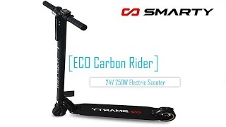 Smarty Carbon Rider 250W Electric Scooter - Review