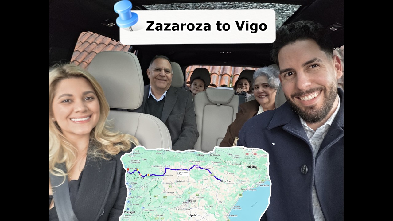 Наше первое семейное автопутешествие по Испании 🇪🇸 (из Сарагосы в Виго) | Видеоблог о путешествия...