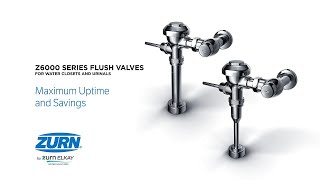 Z6000 &amp; Z6003 Manual Flush Valves - Features &amp; Benefits