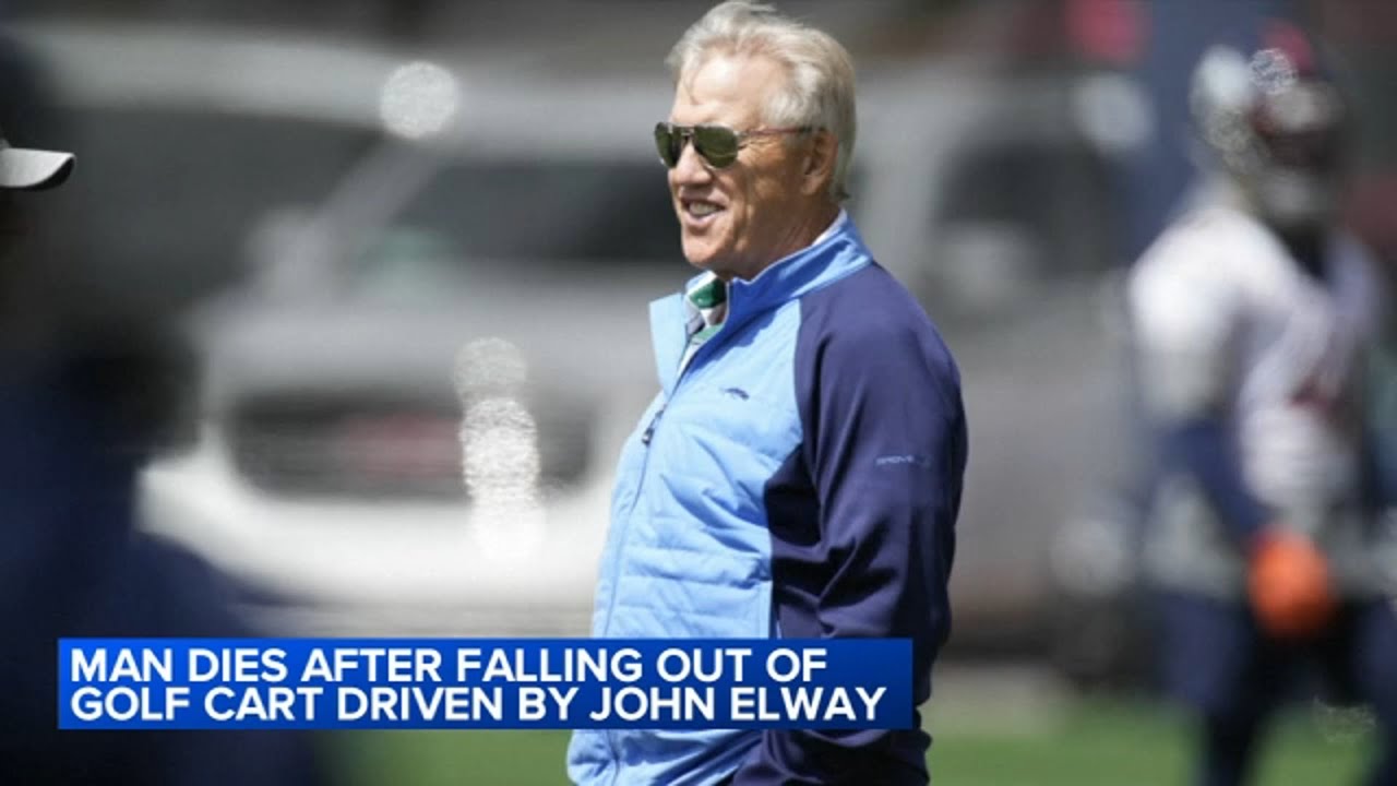 Man dies after falling out of golf car driven by John Elway - YouTube