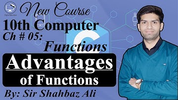 Advantages of Functions in C Programming | 10th Computer Chapter 5 | Digital Education