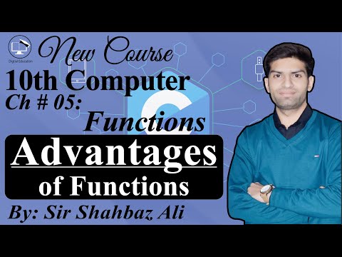 Advantages of Functions in C Programming | 10th Computer Chapter 5 | Digital Education