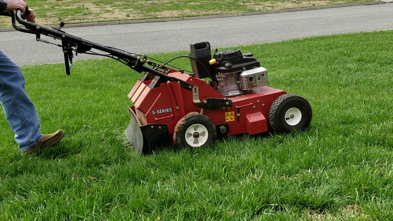 Exmark 21inch aerator YouTube