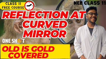 Class 11 Optics | Reflection at curved mirror | Mirror Formula All concept, Derivation and Numerical