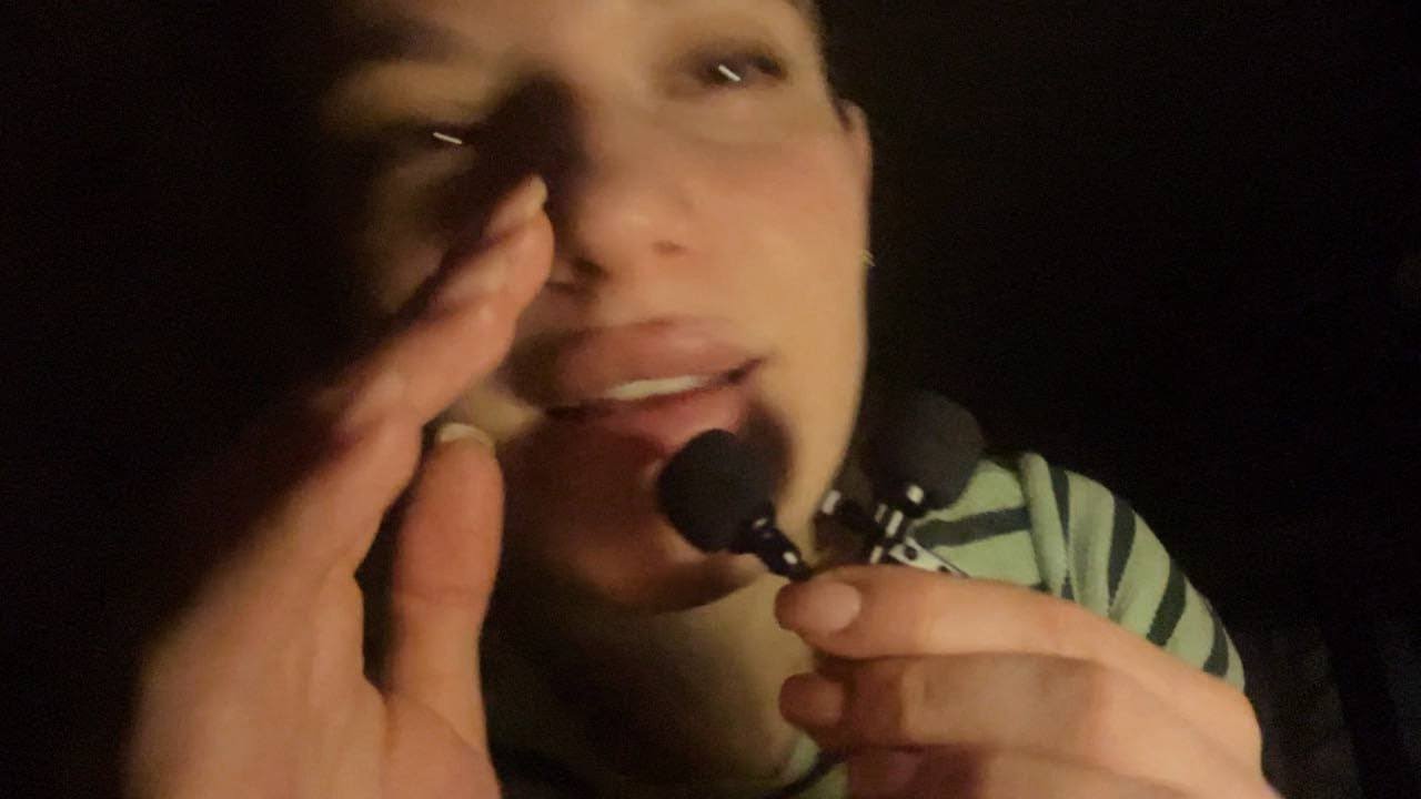 АСМР Шепот/ нежные прикосновения/ медленное погружение в сон / Забота