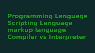 Programming Concepts (Part 2)