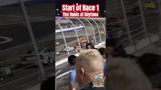 Start of Race 1 at the Duels at Daytona #daytonainternationalspeedway Start of Race 1 at the Duels at Daytona #daytonainternationalspeedway