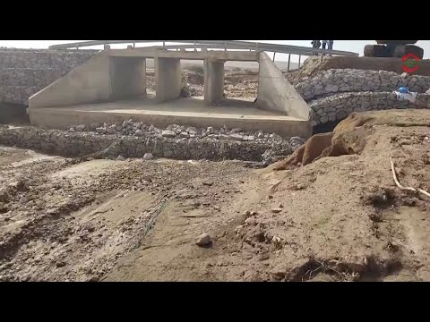 بعدماسقطت قنطرة على الطريق الرابطة بين بني سيدال لوطا والعروي لقد تمت إصلاحها مشكورين