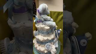 Nappy cake for little boy xx