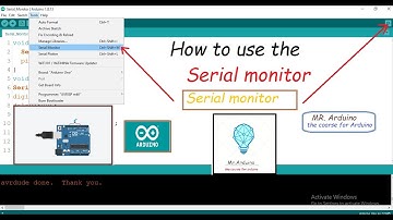 How to use the Serial monitor in Arduino ide in simply and briefly with examples.