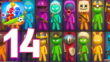 Stickman Party: 4 Player Games - Gameplay Part 14  Walkthrough (iOS,Android)