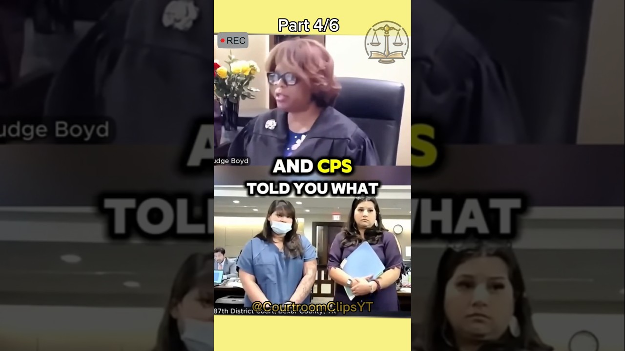 Part 4/6 Her 5 children  are under CPS #courtroomdrama #courtroomclips #courtrooms