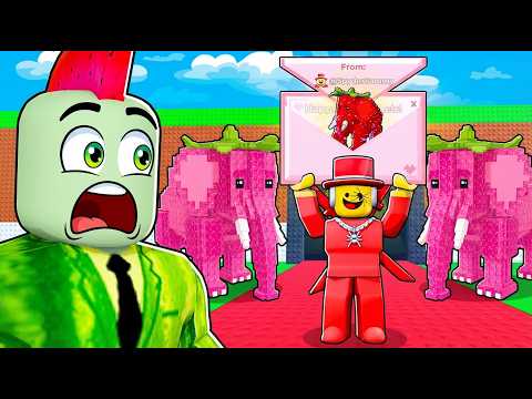 Job Heeft 100% Valentijn Geluk In Steal A Brainrot... In Roblox!