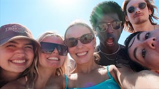 fun beach day with friends vlog!