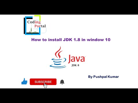 How to install JDK 8 in window 10