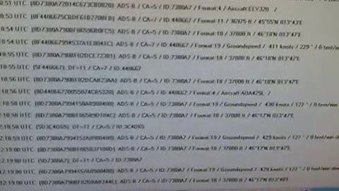 MULTIPSK SOFTWARE -OTHER  MESSAGE ADS-B RECEIVE WITH RTL SDR