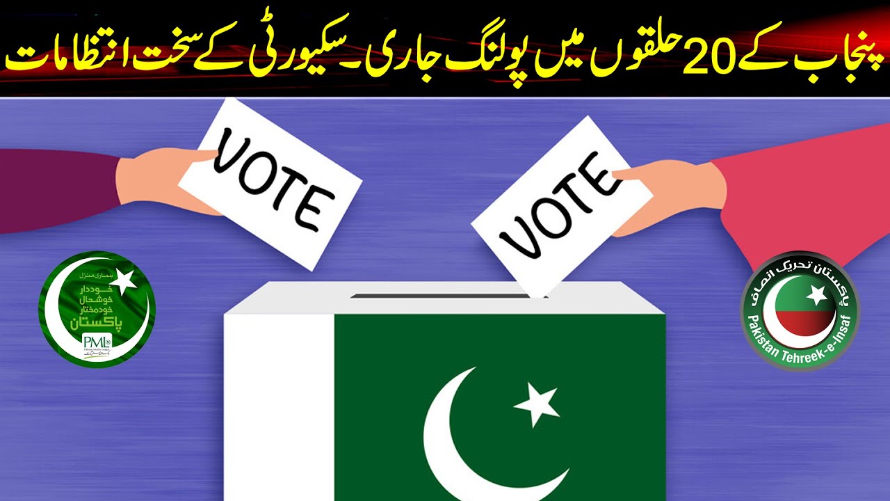 Polling continues in 20 constituencies of Punjab. Strict security arrangements | Channel 51 Digital