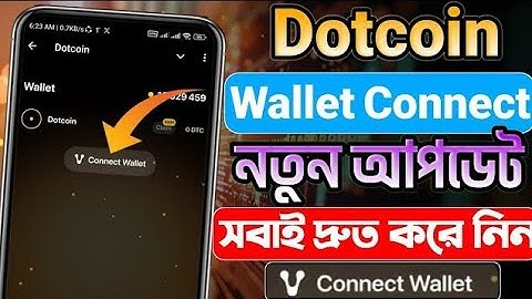 Dotcoin Wallet Connect solved | how to connect with wallet 2024 @minigear168 @Ozuna