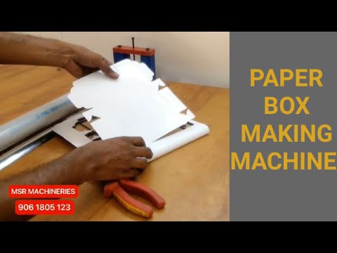 2022 PAPER BAG | PAPER BOX | BUSINESS | DIE CUTTING | CREASING | PASTING | V SHAPE |MACHINE |