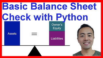 Balance Sheet Analysis using Python  [Part 1]  -  Episode 6 in Value Investing Security Analysis