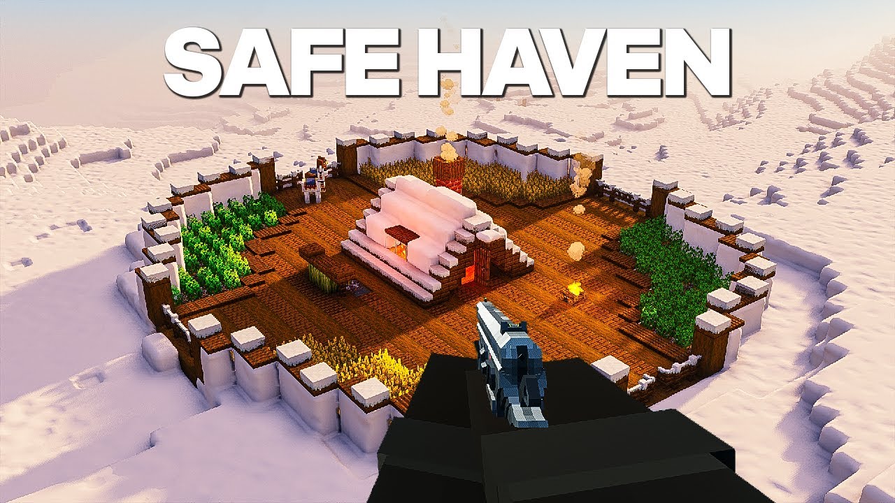 I Built a Safe Haven in Minecraft's Harshest Mod - YouTube