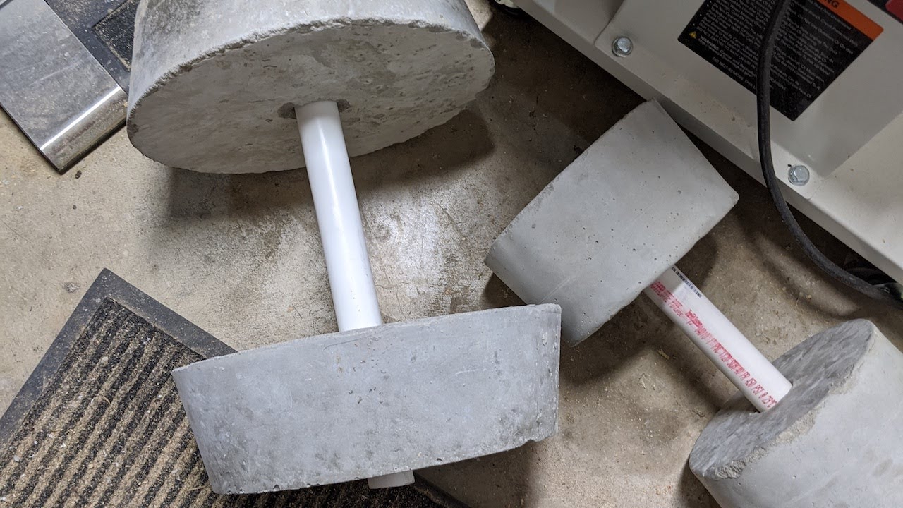 DIY Concrete Weights - YouTube