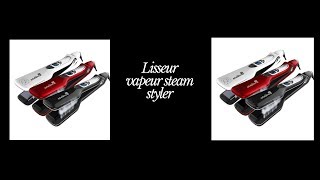 ~ Démonstration du lisseur vapeur steam styler , sur cheveux bouclés ~